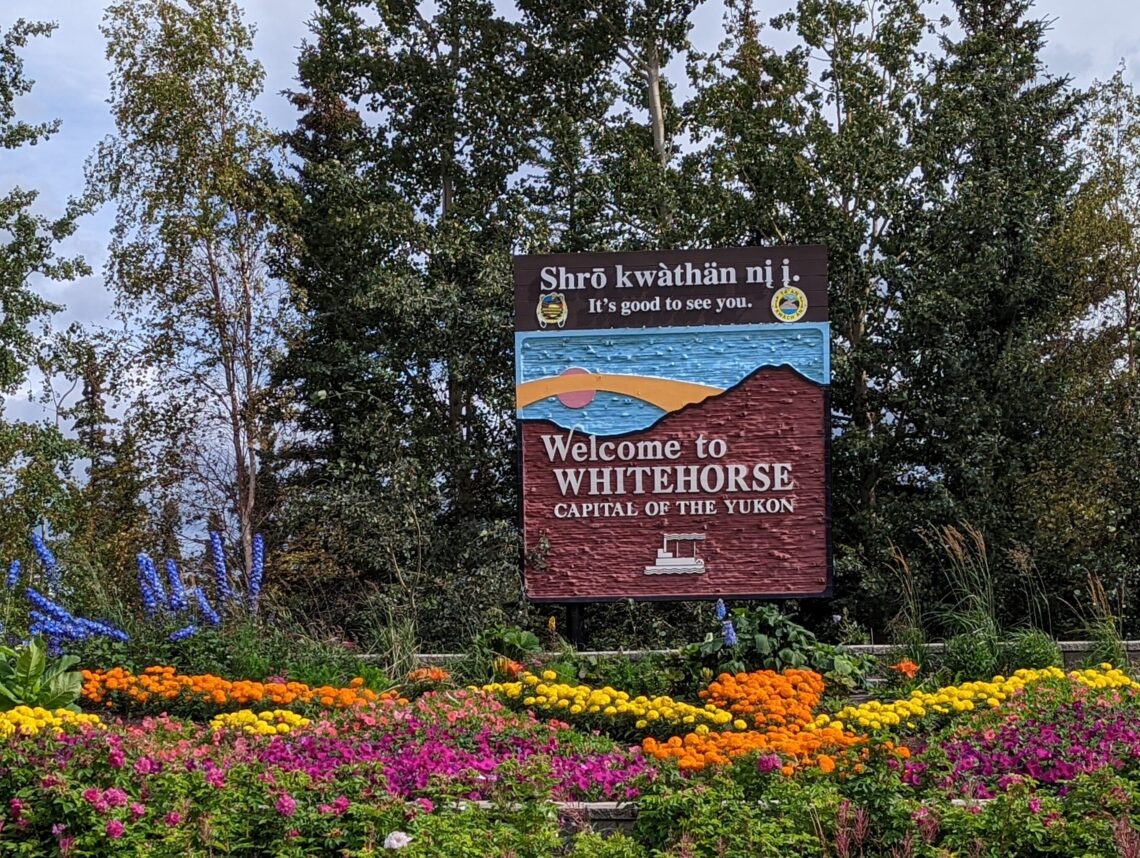 Welcome to Whitehorse Sign